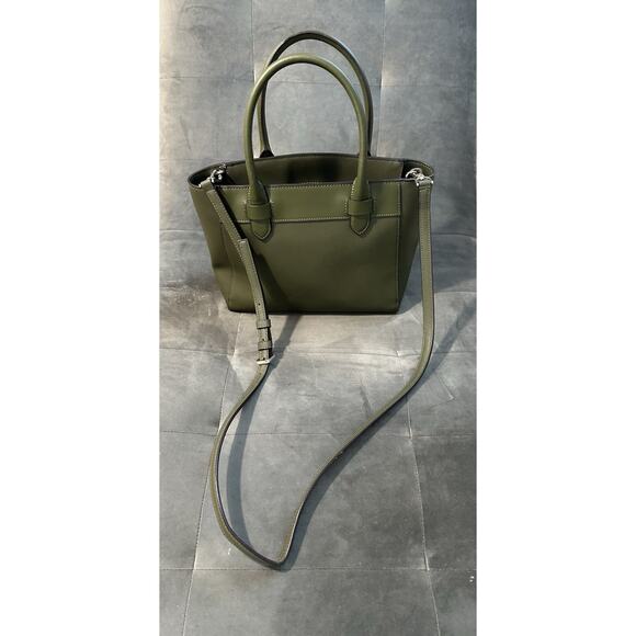 EUC Kate Spade Olive Green Melanie Satchel With Removable Adjustable Strap - Picture 3 of 5